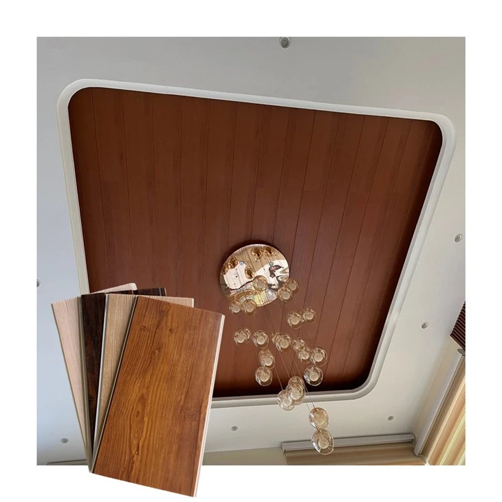 Pannello a soffitto in legno in PVC economico
