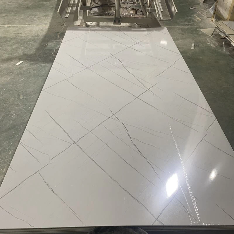 Foglio del pannello a parete in marmo in PVC