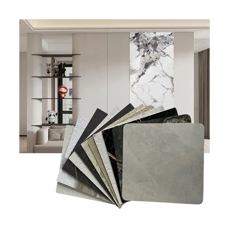 Foglio di marmo UV PVC