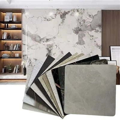 Pannello a parete in PVC in marmo