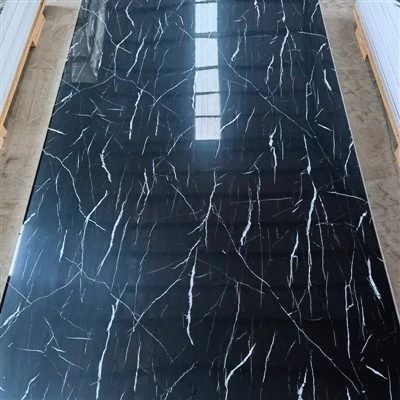Pannello a parete in PVC in marmo bianco